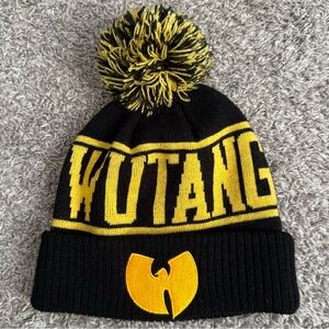 🔴Wu-Tang Beanie Black And Yellow WuTang Forever Rza Method Man Gza